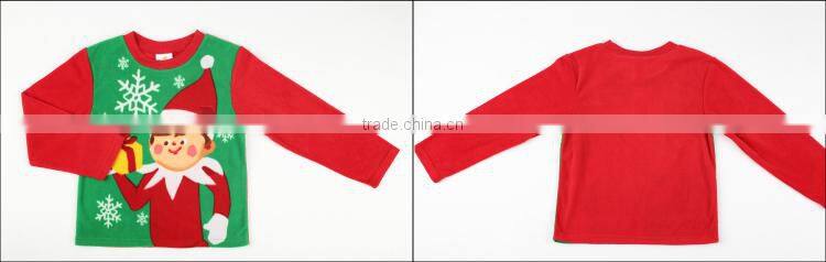 snowman printing boy pajamas fashion sleeping wear green pajamas