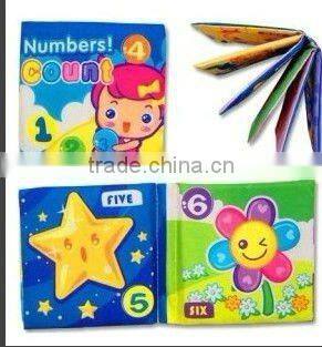 Cloth Baby Book, educational Printing baby soft book