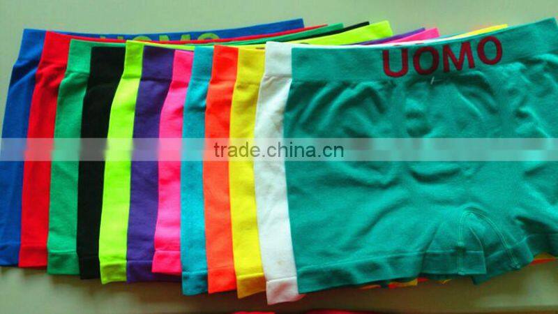 2016 wholesale boxer shorts/boys seamless uomo boxer shorts