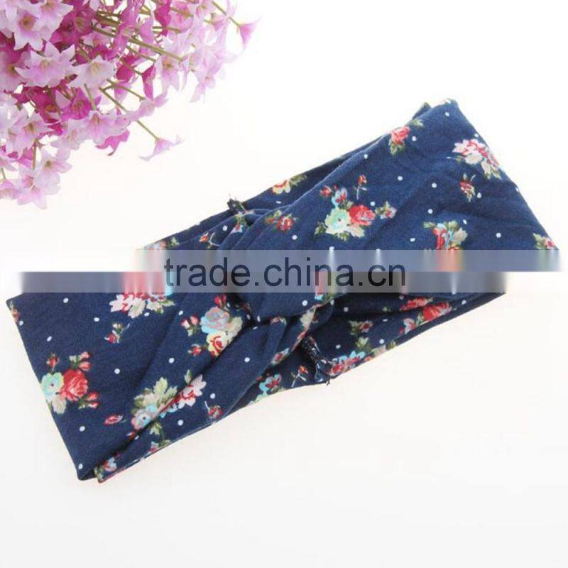 Fashion Women's Printed Headbands,Cotton Headbands