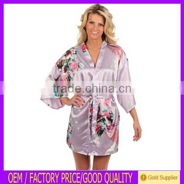 Ladies kimono pajamas silk sleepwear multi colors available PA008