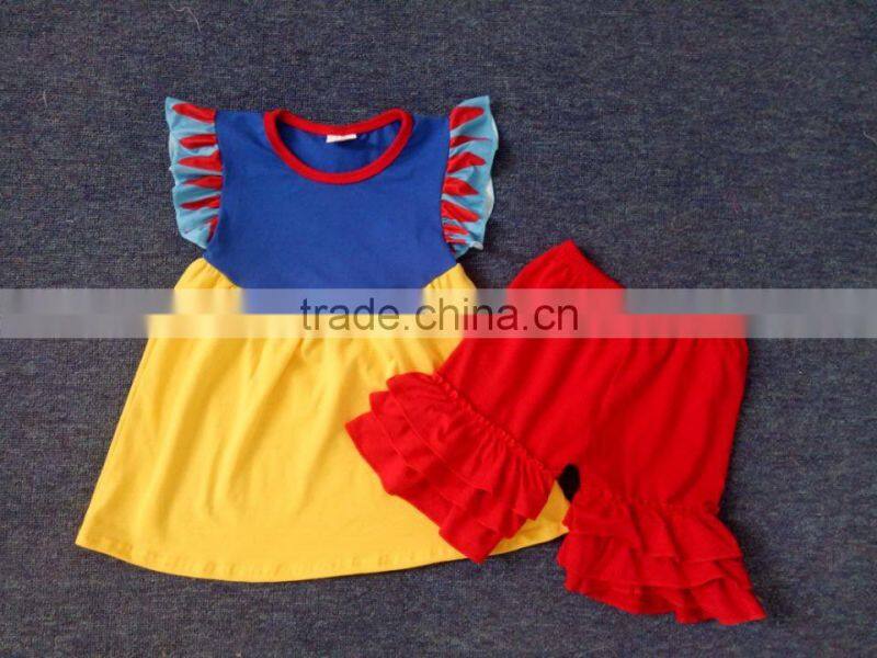 Baby Girls Ruffle Shorts Sets Clothes, Summer Ruffle Shorts Outfit, Little Girls Boutique Remake