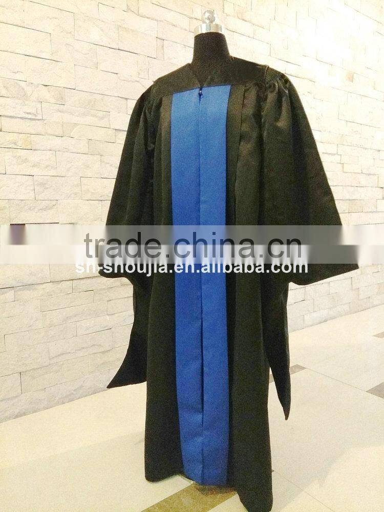 Wholesale Good quality Deluxe university Graduation gowns and caps with hoods