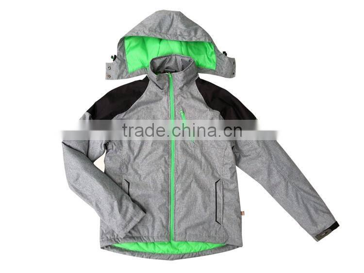 OEM stitching mens padded wear waterproof coachs jacket