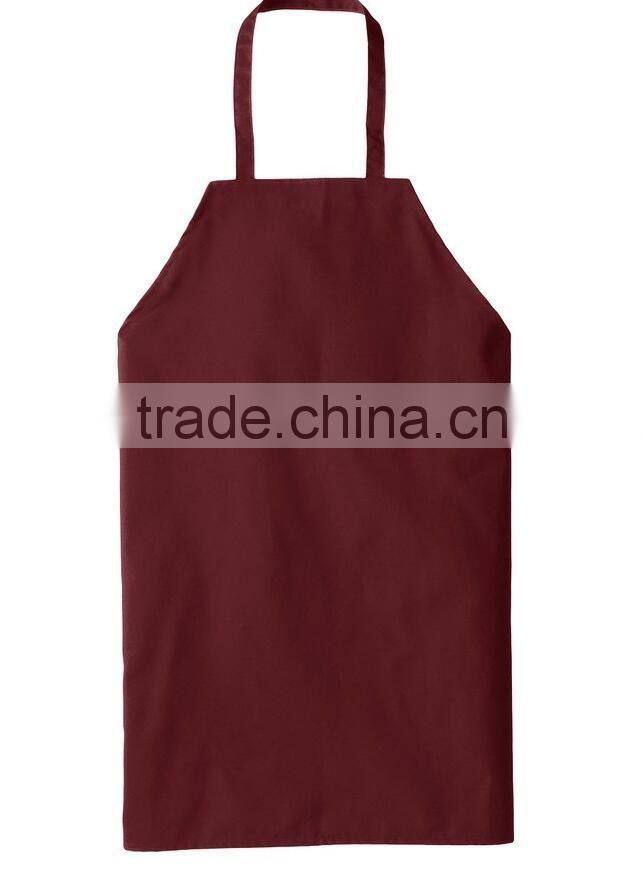OEM service plain aprons kitchen /cook/chef apron solid color for sale