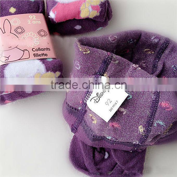 Fashion Designn Girls Knitted Leggings Cute Cartoon Printed Kids Tights For Children Clothes SC40827-9