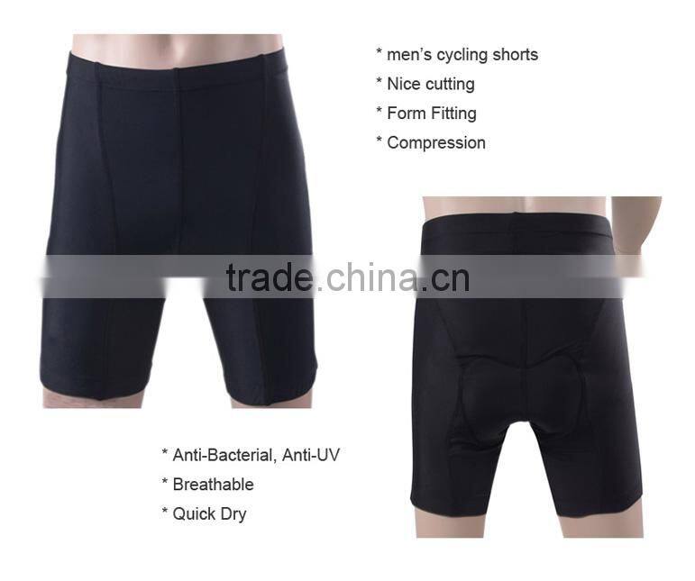 custom mens coolmax padded cycling shorts