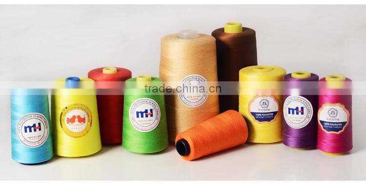100% Cone Polyester Thread or Spun Polyester Sewing Thread