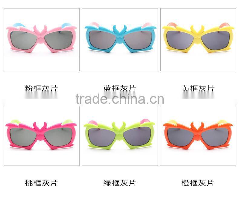 cheap cute cartoon plastic children party UV proof photochromic sunglass