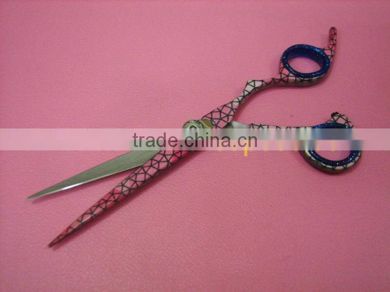 Color razor edge scissors, Paper coated , Ball Bearing Screw