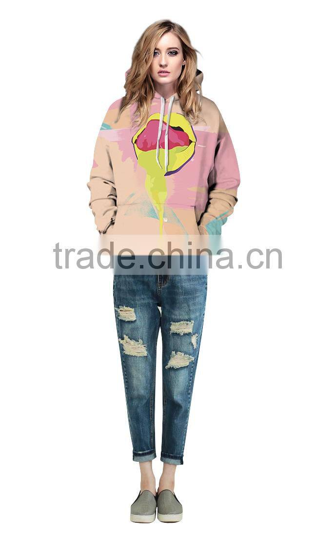 3D Printed Hoodie Sweater Sweatshirt Pullover Top