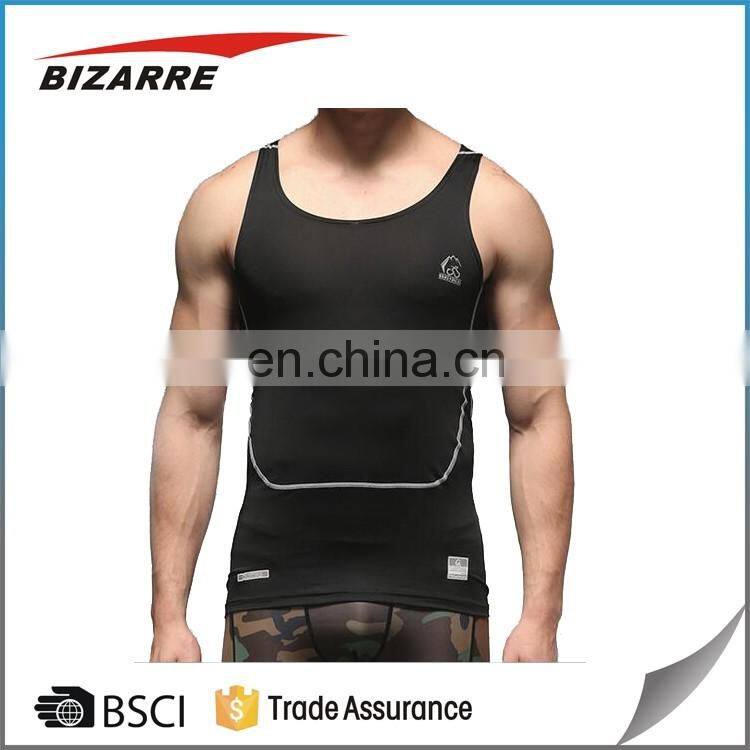 Men black stringer y back gym vests bodybuilding singlets wear