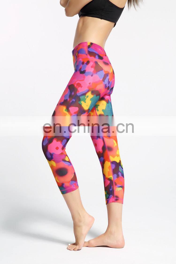 custom made sublimation yoga pants wholesale