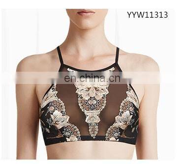 Wholesale Latest Sexy Transparent School Girl Wear Net Bra