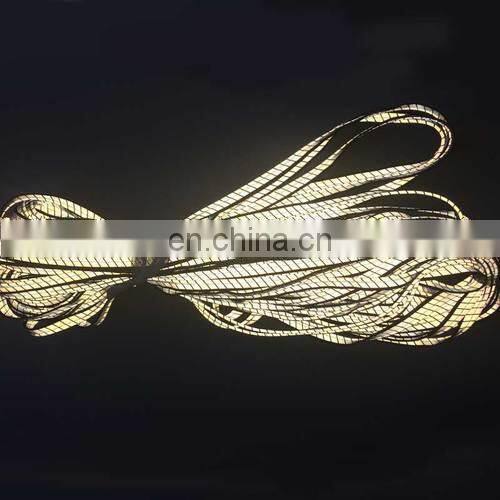 Customized reflective piping/binding for sewing on cloth