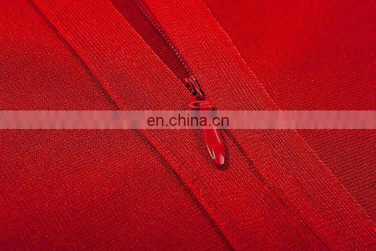 Amigo 2017 fashion white sleeveless deep V neck low-cut hollowout bandage dress elegant formal dresses for goddess