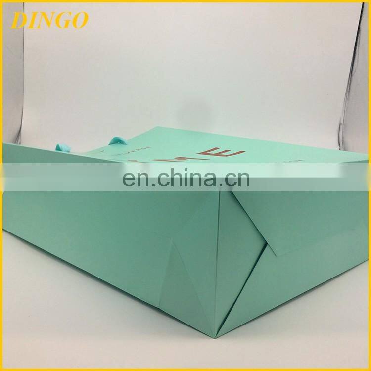 customize shopping paper bag, luxurious lamination paper handle bag