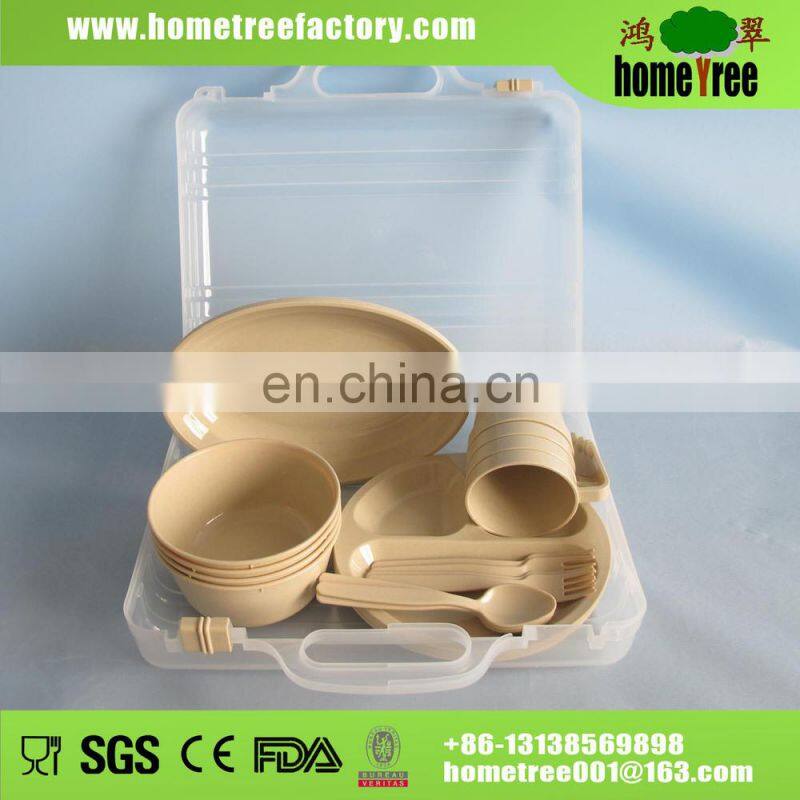 2015 good quality modern plastic dinner set
