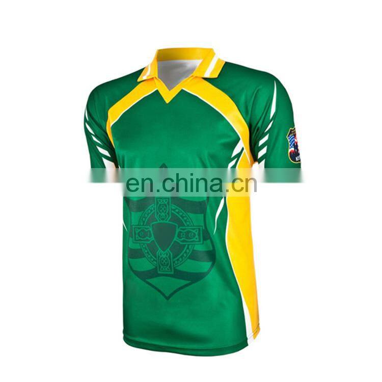 New product custom design sublimation printing cricket jersey men sport t-shirts cricket