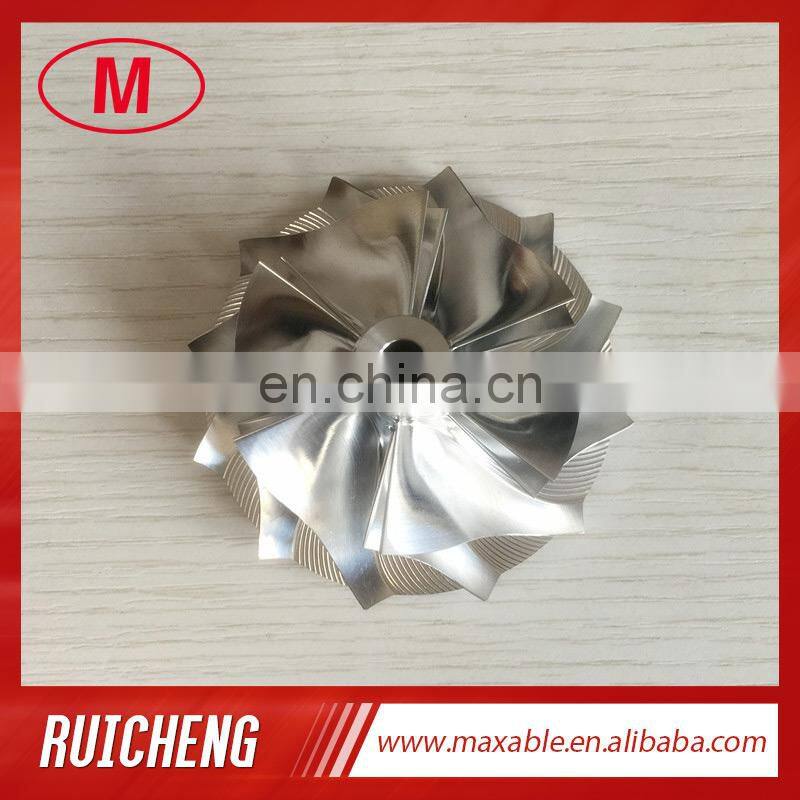 TD05H 20G 49179-43400 52.56/68.01mm 6+6 blades performa 49179-00260 milling/aluminum 2618/billet compressor wheel for MITSUBISHI