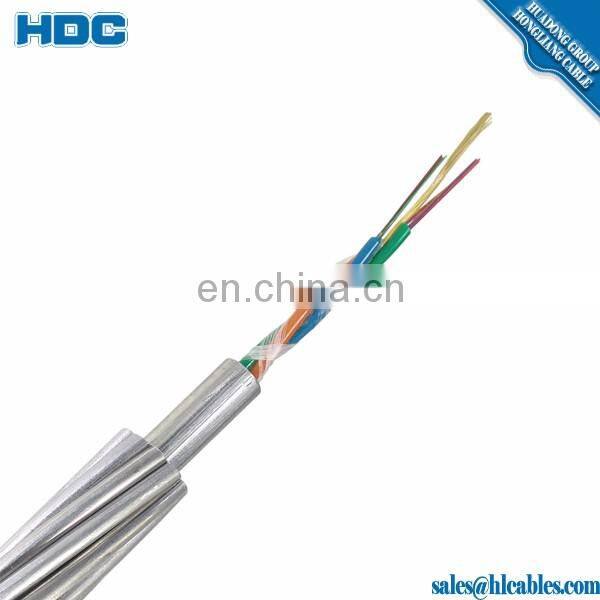 Vietnam best selling Optical Ground Wire OPGW telecommunication cable 57/12 57/24Size factory price