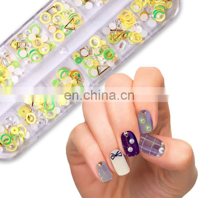 hot sales colorful nail decoration diamond crystal rhinestone for nails