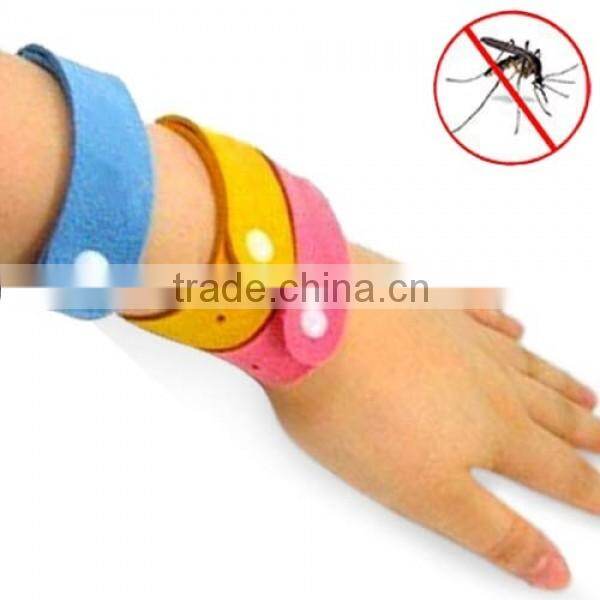 Silicone Bracelet Woman Wristband Hand mosquito repellent neon luminous Elastic Hair Band