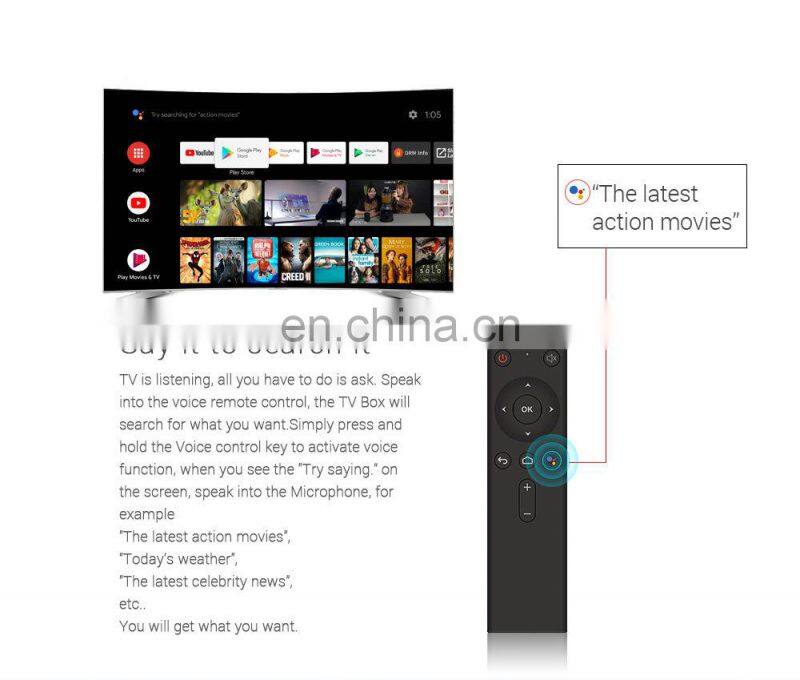 4GB 64GB TV BOX 4K HDR 3D mo-vie Android 9.0 ATV OS Certified KM3 TV Box Home Theatre Center Box