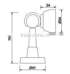 Zinc Alloy Magnetic Door Stopper