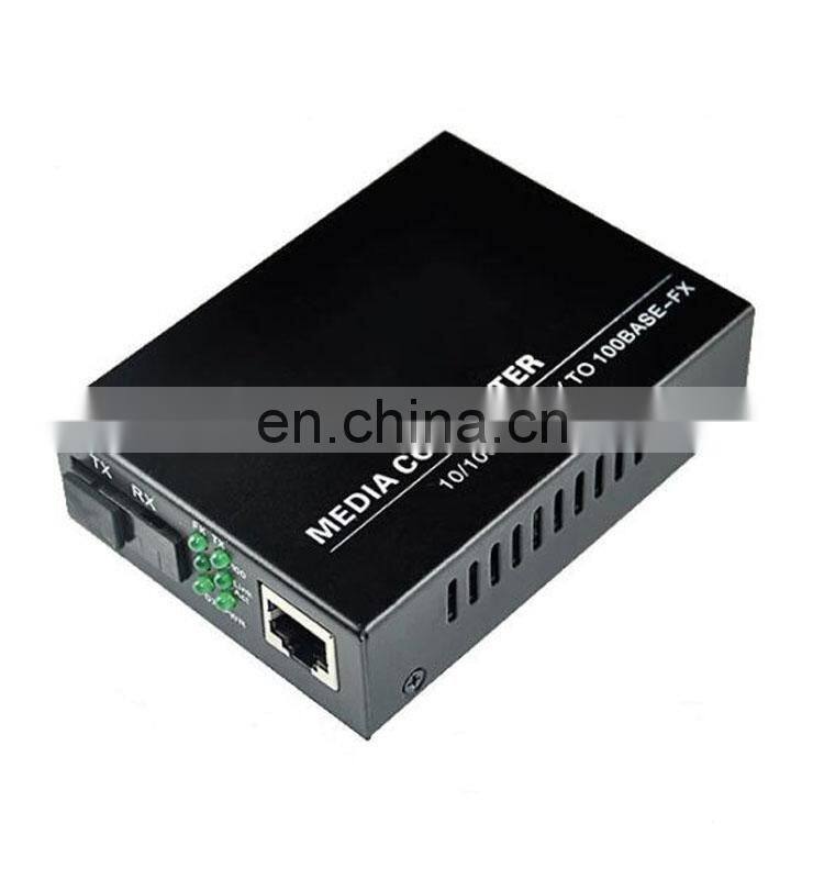 fiber optic media converter rj45 sc connector communication