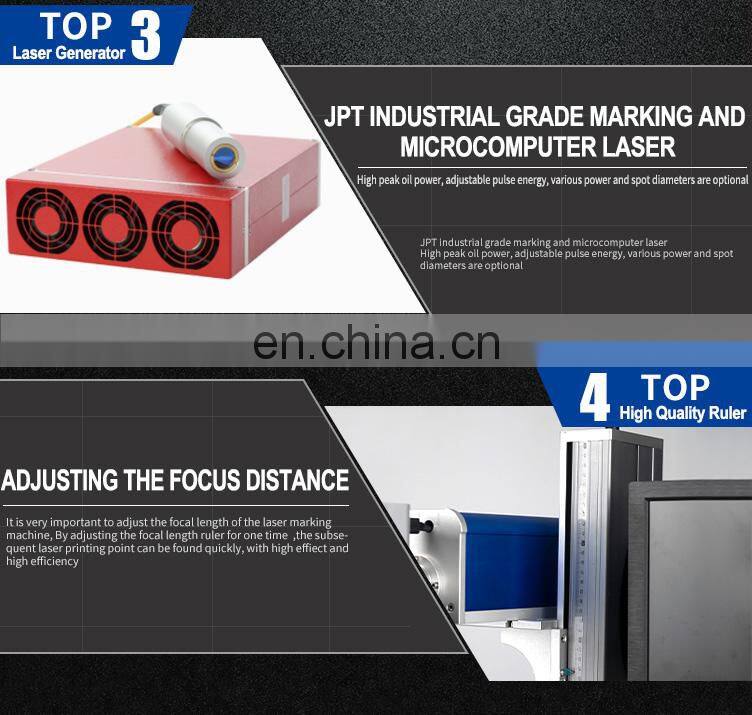 Factory Direct Selling High Quality 20W 30W 60W 100W JPT Fiber Laser Marking Machine For Various Industries