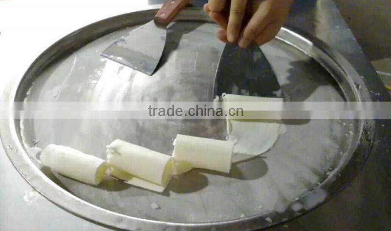 China Supply Newest Design Instant Ice Cream Roll Machine