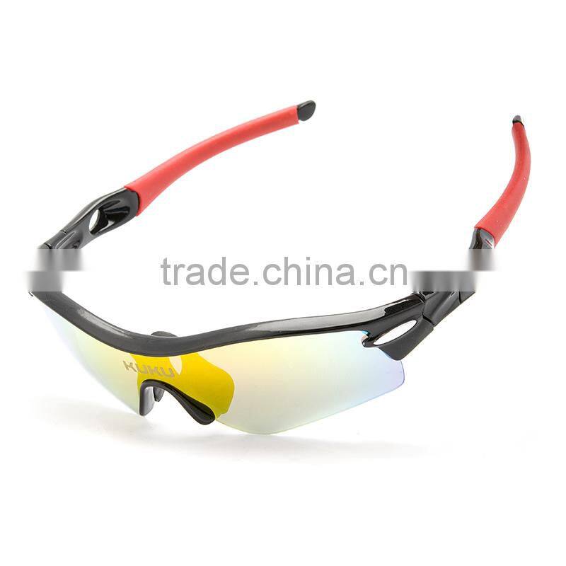 Interchangeable 5 lens professional polarized cycling sunglasses uv400