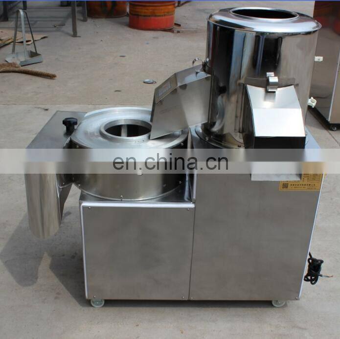 Potato peeling and slicing machine potato slice cutting machine