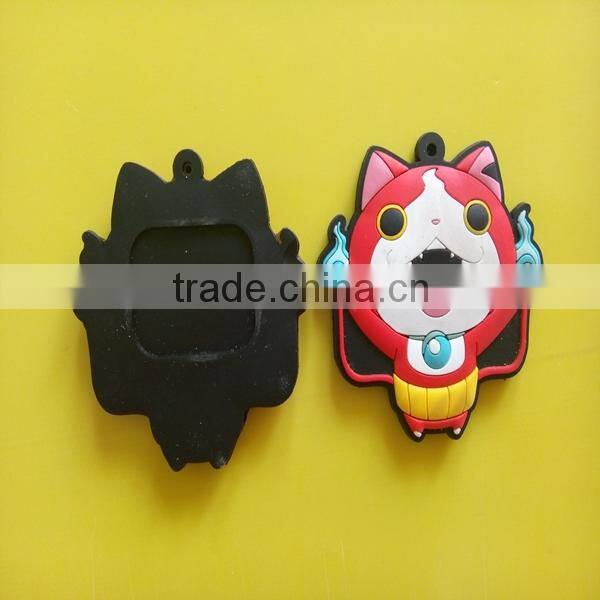 2015 custom rubber keychain / 3d Logo key chain/ soft pvc keychain
