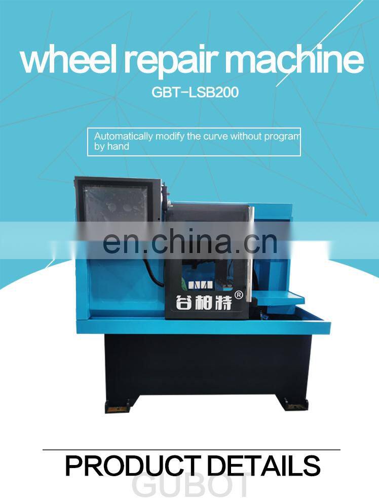 Automatic cnc machine for alloy wheel hot sale cnc wheel lathe machine to repair the rusty and scratched rim