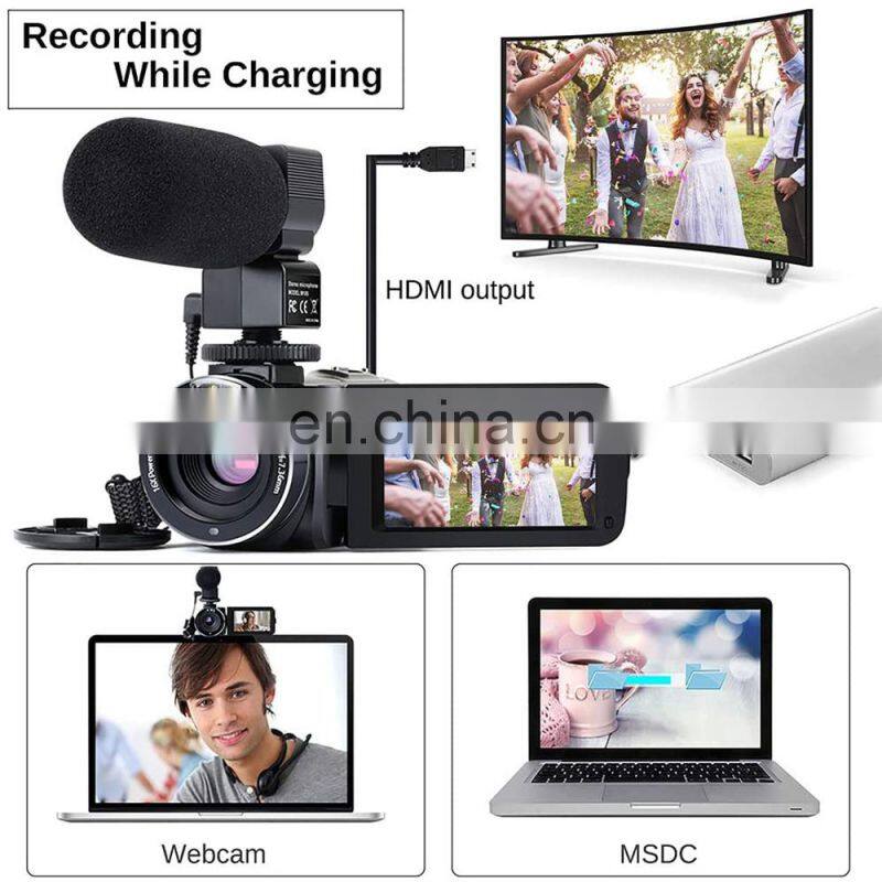 36MP 3.0 inch Touch Screen Night Vision IR 16X Digital ZOOM Youtube Vlogging Full HD wifi digital video camera