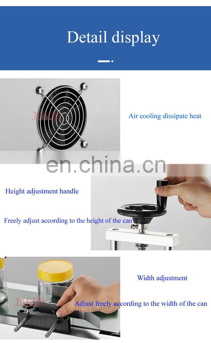 Continuous electromagnetic induction gasket aluminum foil sealing machine directly supplied by manufacturer automatic plastic ca