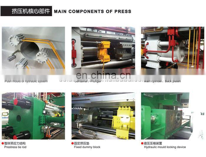 Continuous Aluminum Extruding Machine for aluminum profiling