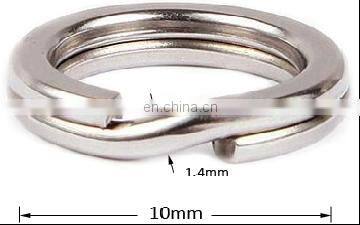 More New Style Fishing Split Promotion Keychain Ring For Key Chain Holder