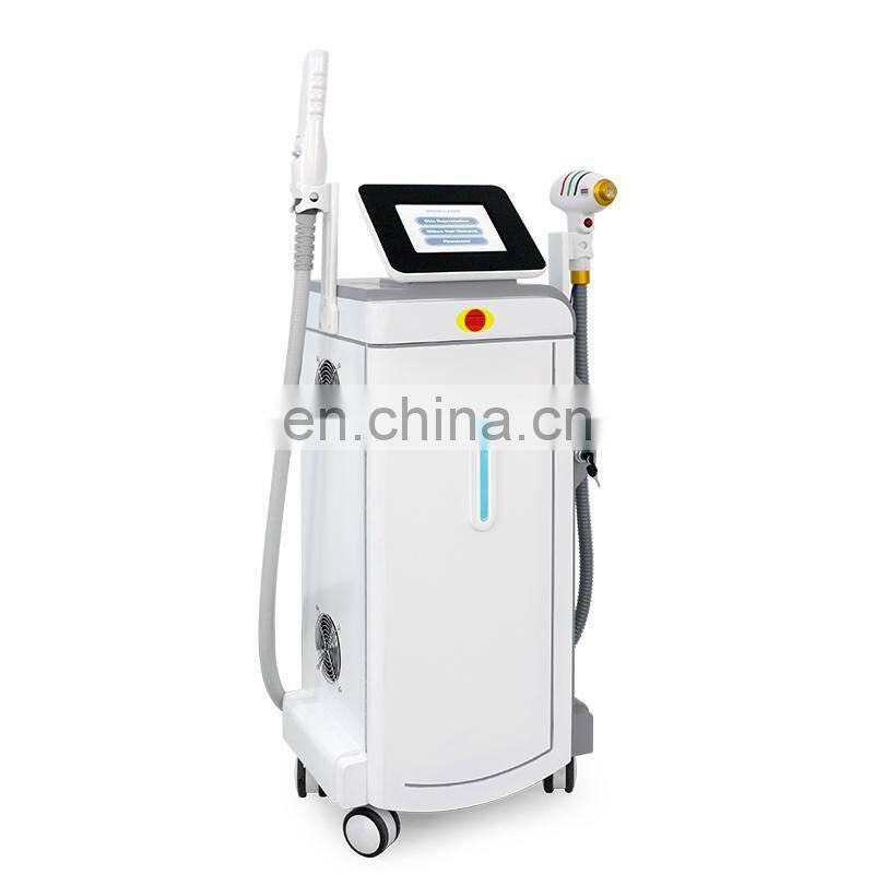 New product 2 in 1 808nm diode laser picosecond laser for hair removal tattoo removal carbon laser