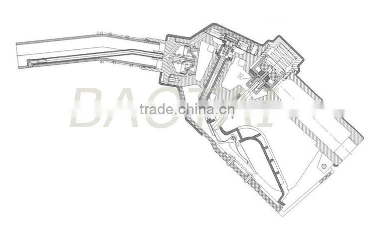 UL certificated automatic auto seal oil diesel filling nozzle from nozzles manufactures