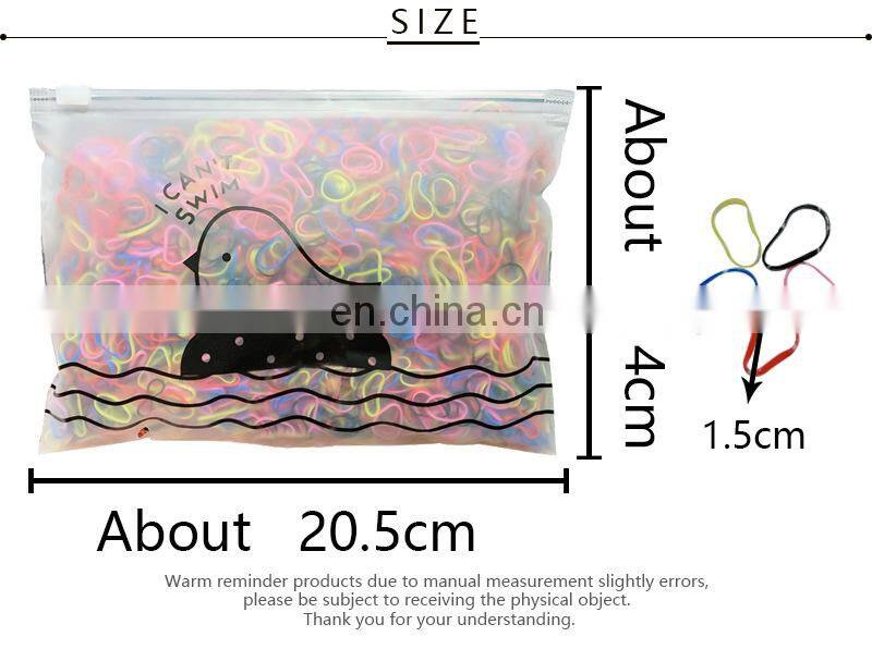 1000pcs/Pack Girls Colorful Small Disposable Rubber Bands Gum For Ponytail Holder Elastic Hair Bands Fashion Hair Accessories