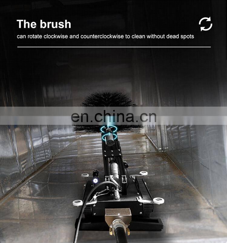 rotary brush air duct cleaner ventilation duct cleaning robot