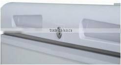 12 volt solar powered solid door display chest freezer