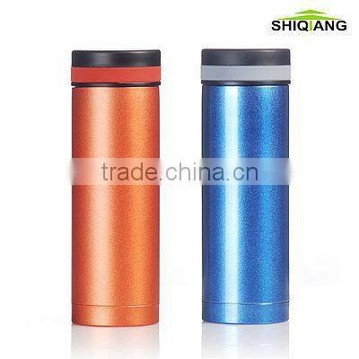 300ml stainless steel vacuum bottles with color finishing