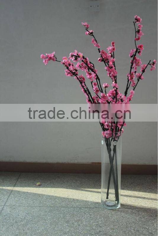 artificial pink chinese wintersweet flower branch for beauty room /enviroment /things