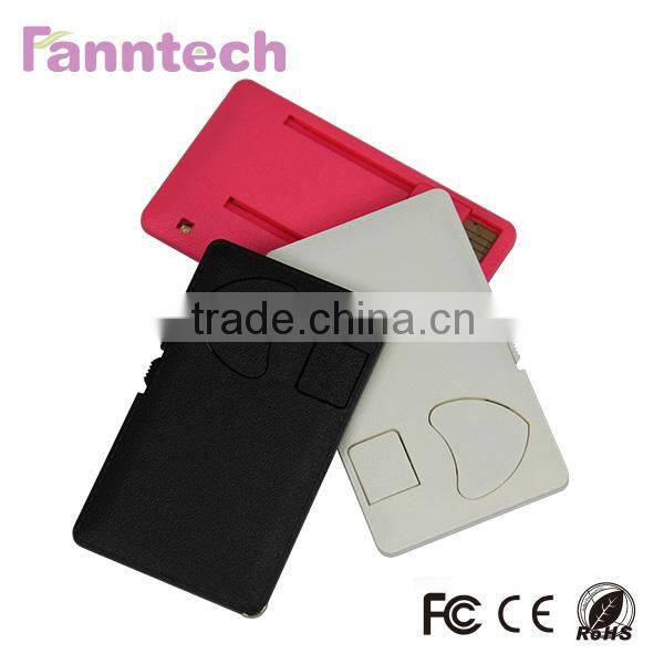 Super Slim Portable Credit Card Power Bank for Smartphone