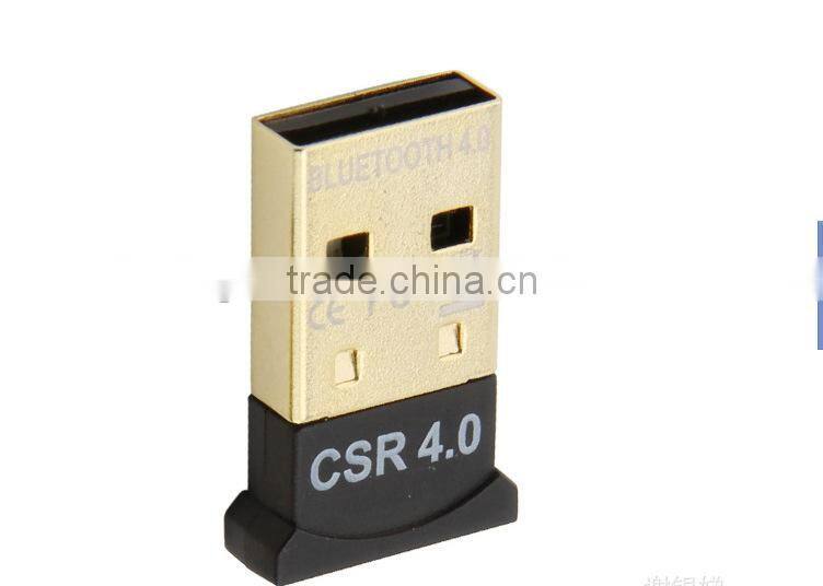 Factory Wholesale Useful CSR Chip Portable USB Bluetooth 4.0 Adapter