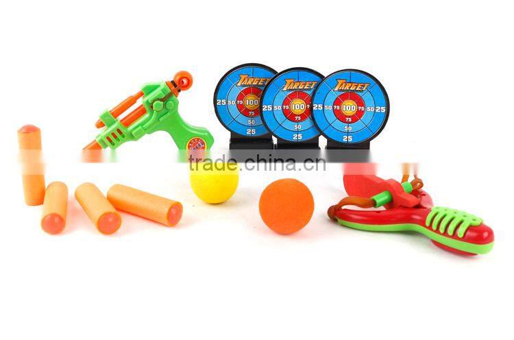 New Product sponge plastic slingshot kids toy gun with bullet MT900011